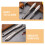2Pcs Fish Scale Cleaning Tool Handheld Metal Fish Scaler 7