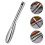 2Pcs Fish Scale Cleaning Tool Handheld Metal Fish Scaler 10