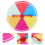 4Pièces Roue De Chance Colorée Jeu Raffle Portable 11