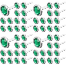 400Pièces Fixateurs Métalliques Ronds En Fer Vert Pour Artisanat