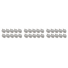 30Pcs Pendant Trays Jewelry Making Base Alloy Necklace Pendant Blanks