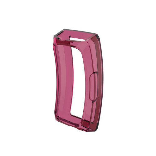 2Pcs Lightweight Red Tpu Smart Watch Protective Case Hollow Cover 1