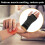 6Pcs Black Sports Wrist Protector Compression Sleeve for Hand Support 4