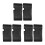 6Pcs Black Sports Wrist Protector Compression Sleeve for Hand Support 8