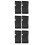 6Pcs Black Sports Wrist Protector Compression Sleeve for Hand Support 9