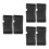 6Pcs Black Sports Wrist Protector Compression Sleeve for Hand Support 11