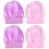 4Pcs Assorted Color Wide Side Sleeping Caps Elastic Hair Protection 5