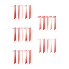 75Pcs Red Plastic Windmill Rods Sturdy Reusable DIY Replacement Bars
