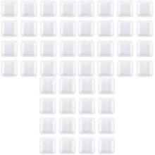 150Pcs White Plastic Weighing Plates Lightweight Anti-Static Lab Trays