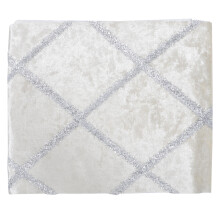1pc European Table Runner Tassel White Table Flag Polyester