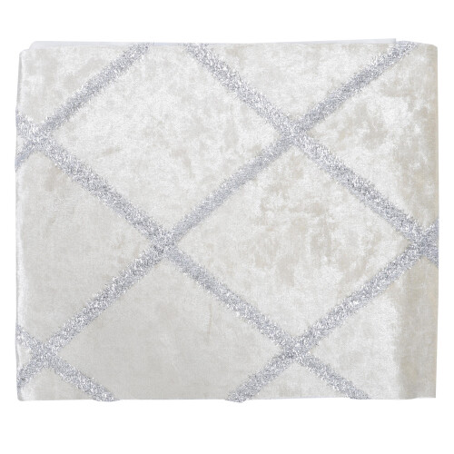 1pc European Table Runner Tassel White Table Flag Polyester