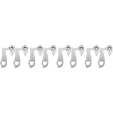8Pcs Lightweight Alloy Rear Derailleur Hangers for Bikes Silver