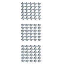 150Pcs High Elasticity Silver U Nut Fasteners for Car Panel Use