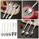 6Pcs Stainless Steel Baby Fruit Scraping Spoons Silver Durable Set 7