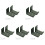 10Pcs Multi-Functional Grey Metal Snowboard Display and Storage Rack 4