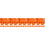 500Pcs Bright Orange Plastic Chicken Leg Bands Identification Tags 1