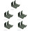 10Pcs Multi-Functional Grey Metal Snowboard Display and Storage Rack 8