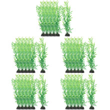 50Pcs Premium Plastic Artificial Aquarium Plants Fish Tank Decoration