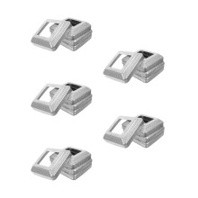 20Pcs Steel Post Skirt Silver Column Wraps for Porch Deck Fence Parts