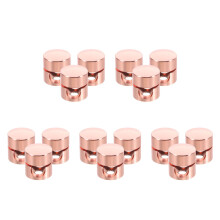 15Pcs Sturdy Rose Gold Cable Organizer Clips for Home Cord Management