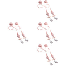 4Sets Kinderen Roze En Met Antidruppelsysteem