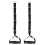2Pcs Heavy Duty Exercise Handles Pull Strap for Resistance Bands Black 1