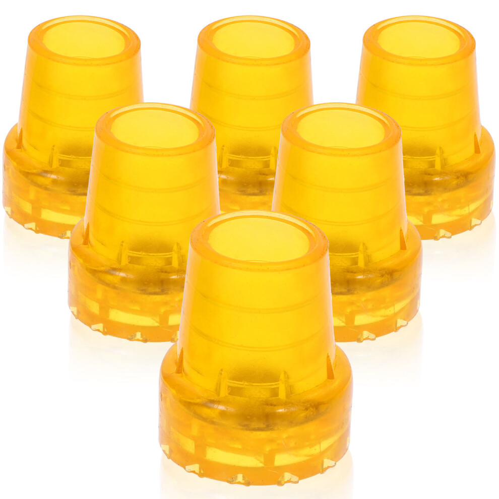 6Pcs Crutch Feet Rubber Pad Trekking Pole Tips Caps Ends