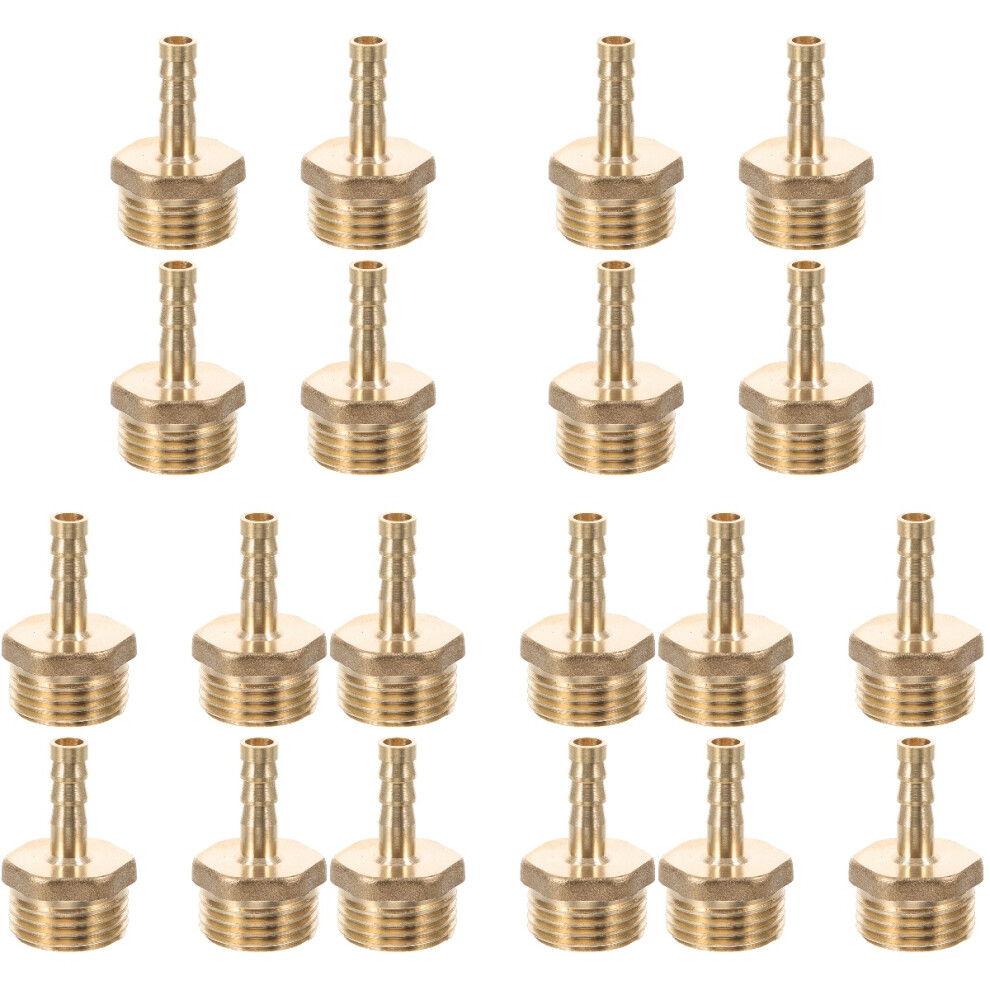 20Pcs 1/2 Inch Brass Pex Hose Connector Durable Plumbing Fittings 3723015815212