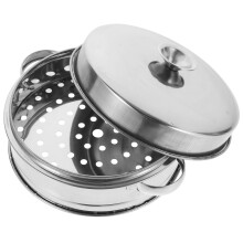 1Set Stainless Steel Steamer Insert Basket for Kitchen Cooking