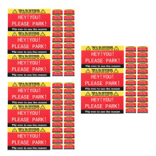 300Pcs Paper Bad Parking Cards Humorous Multi Reason Stickers for Cars