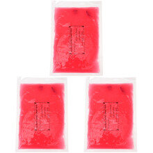 3Pcs Red Manicure Hand Wax Skin Care Beeswax for Nail and Beauty