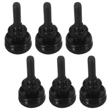 Sofa Levelers Adjustable Furniture Leveler Black Abs 6pcs