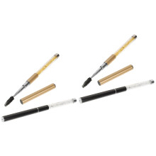 4Pcs Lightweight Mascara and Eyebrow Brushes for Natural Lash Grooming