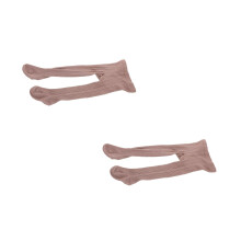 2Paren Leggings Koffie, Ademend Katoen, Warm En Comfortabel