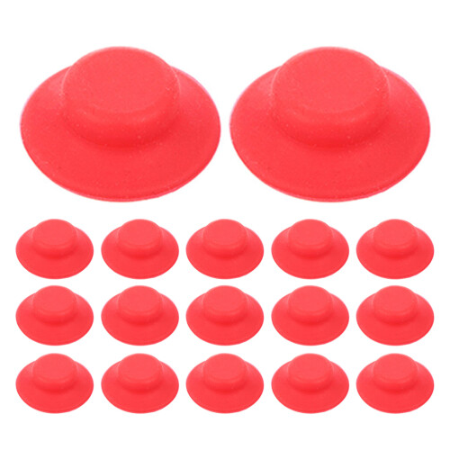 100Pcs Red Silicone Beer Bottle Gaskets Leakproof Seal for Home Use 2
