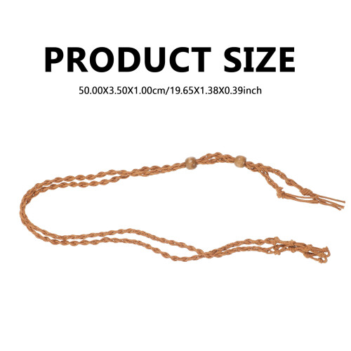 3Pcs Adjustable Woven Rope Crystal Necklace Holders Assorted Colors 1
