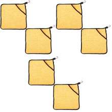 6Pcs Yellow Fishing Towels for Women Non-Slip Skidproof Fish Catching
