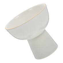 1pc Delicate Ceramic Dessert Cup Yoghurt Cup Ice Cream Salad Bowl
