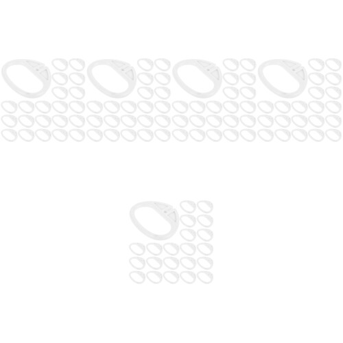 100Pcs White Plastic Pull Handle for Music Box Pull String Replacement