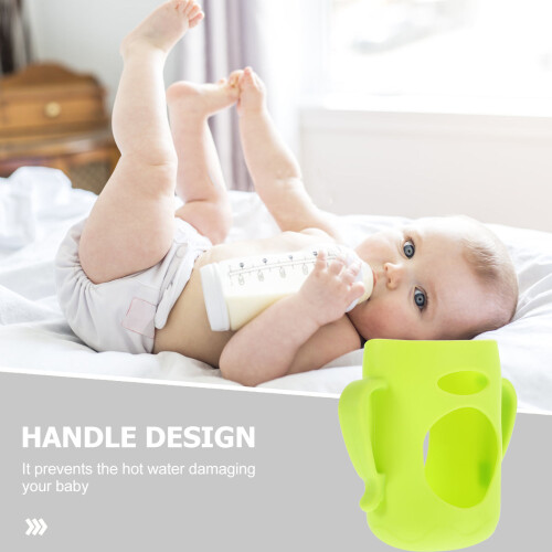 Silicone Feeding Bottle For 160ml Wide Bottle Green 2