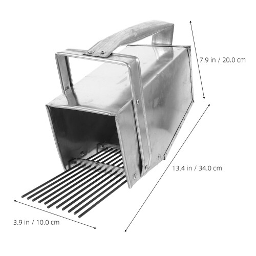 Râteau pour ergonomique, ramasse-baies bleu 1