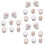 3Sets Nail Art Silicone Finger Spacers White for Use 1
