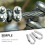 Wire Kabelklem Ring RVS 2-Pack 6