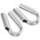 Wire Kabelklem Ring RVS 2-Pack 9