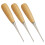 3Pcs Wood Handle Awls Sewing Tools DIY Craft Supplies Assorted 1