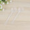 100Pcs White Mini Dessert for Camping 8