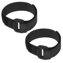 2Pcs Black Flexible Rooster Collar Anti Crowding Chicken Neckbands