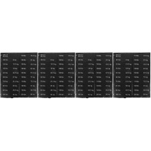 Zwarte Gewichtstickers Voor Dumbbells En Barbells Gymgebruik