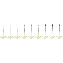 9Pcs Office and Restaurant Metal Bill Holder Memo Needle Fork As Shown