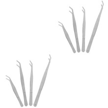 8Pièces Pinces En Acier Inoxydable Argentées Outils De Jardinage
